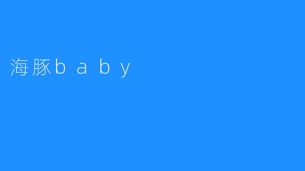 海豚baby